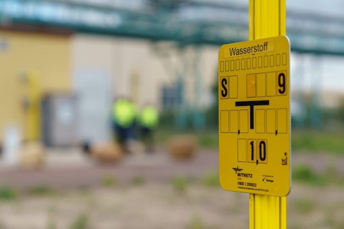 Wasserstoffschild Testfeld